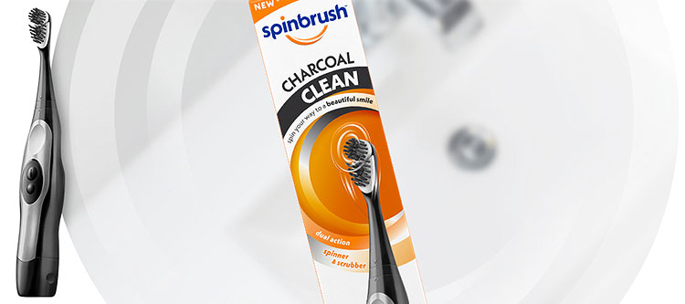 Spinbrush Charcoal toothbrush
