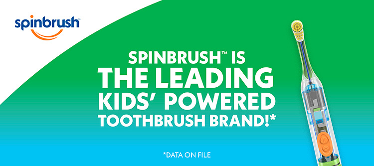 Clear & Clean™ Kid's Spinbrush™ Toothbrush