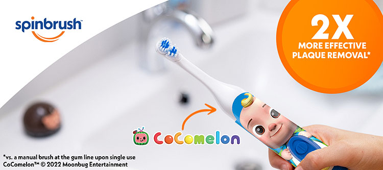 Spinbrush CoComelon kids toothbrush