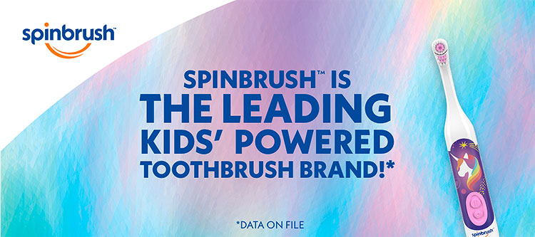 Spinbrush is the leading kids' powered toothbrush brand