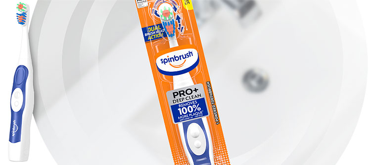 Spinbrush pro deep clean toothbrush