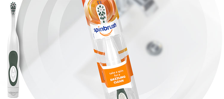 Original Spinbrush battery-powered toothbrush