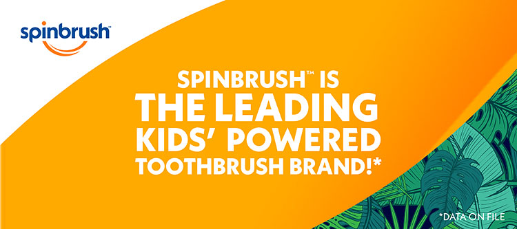 Spinbrush is the leading kids' powered toothbrush brand